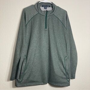 Devon & Jones Quarter Zip Sweater - Gray - XL